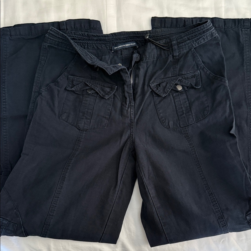 Brandy Melville Black Cargo Pants